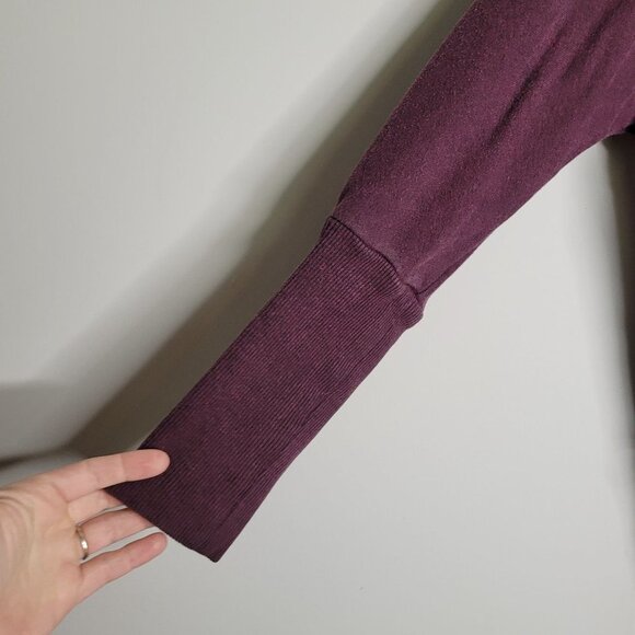 ARITZIA Wilfred Diderot Cocoon open front cardigan Purple size medium - Picture 2 of 11